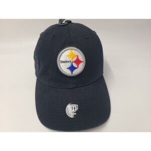 Pittsburgh Steelers OTS Strapback Adjustable Hat Cap Cotton NFL Football Black‎